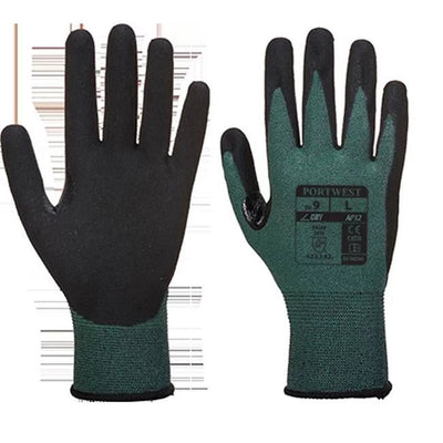 AP32 Reinforced Thumb Dexti Cut Pro Glove Black/Gray, Large- Bannav S Bannav LLC